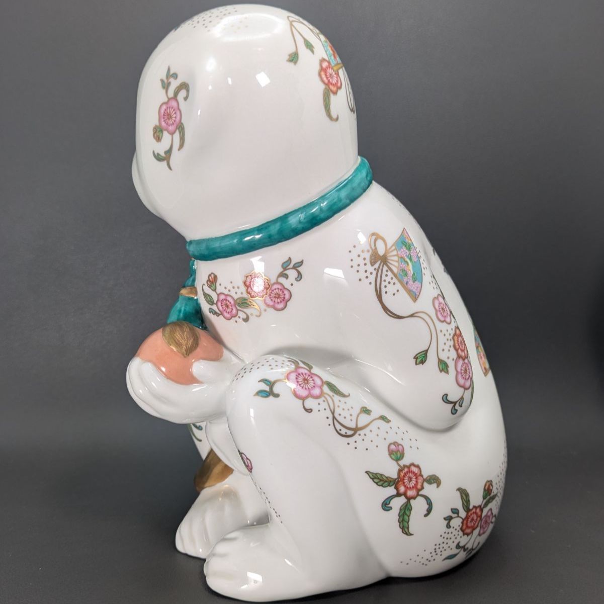 1988年 日本製 フランクリンミント 帝王猿 薩摩スタイル 24金彩 不老