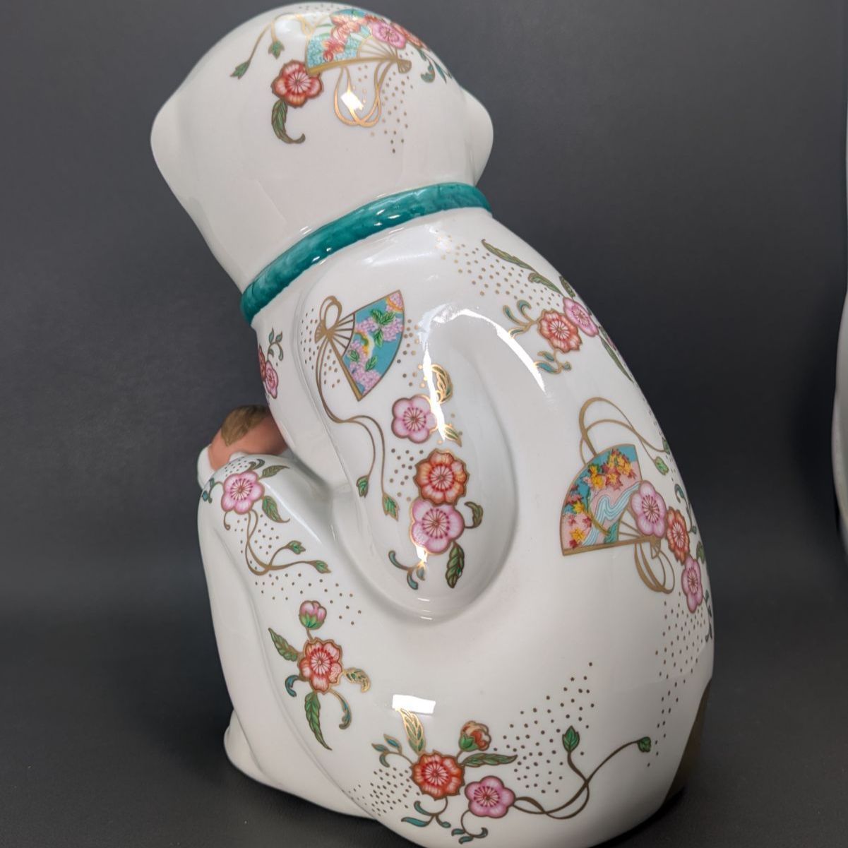 1988年 日本製 フランクリンミント 帝王猿 薩摩スタイル 24金彩 不老