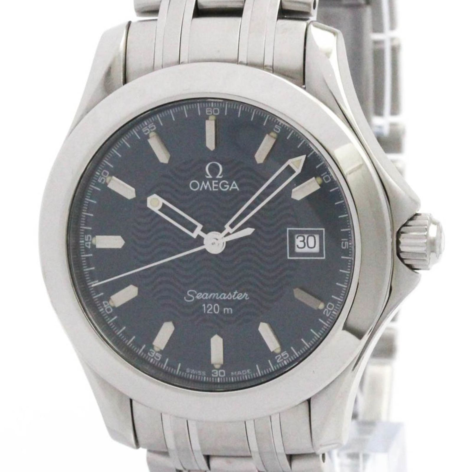 オメガ OMEGA シーマスター 120 M ステンレススチール クォーツ メンズ 時計 2511.81 外装仕上げ済み