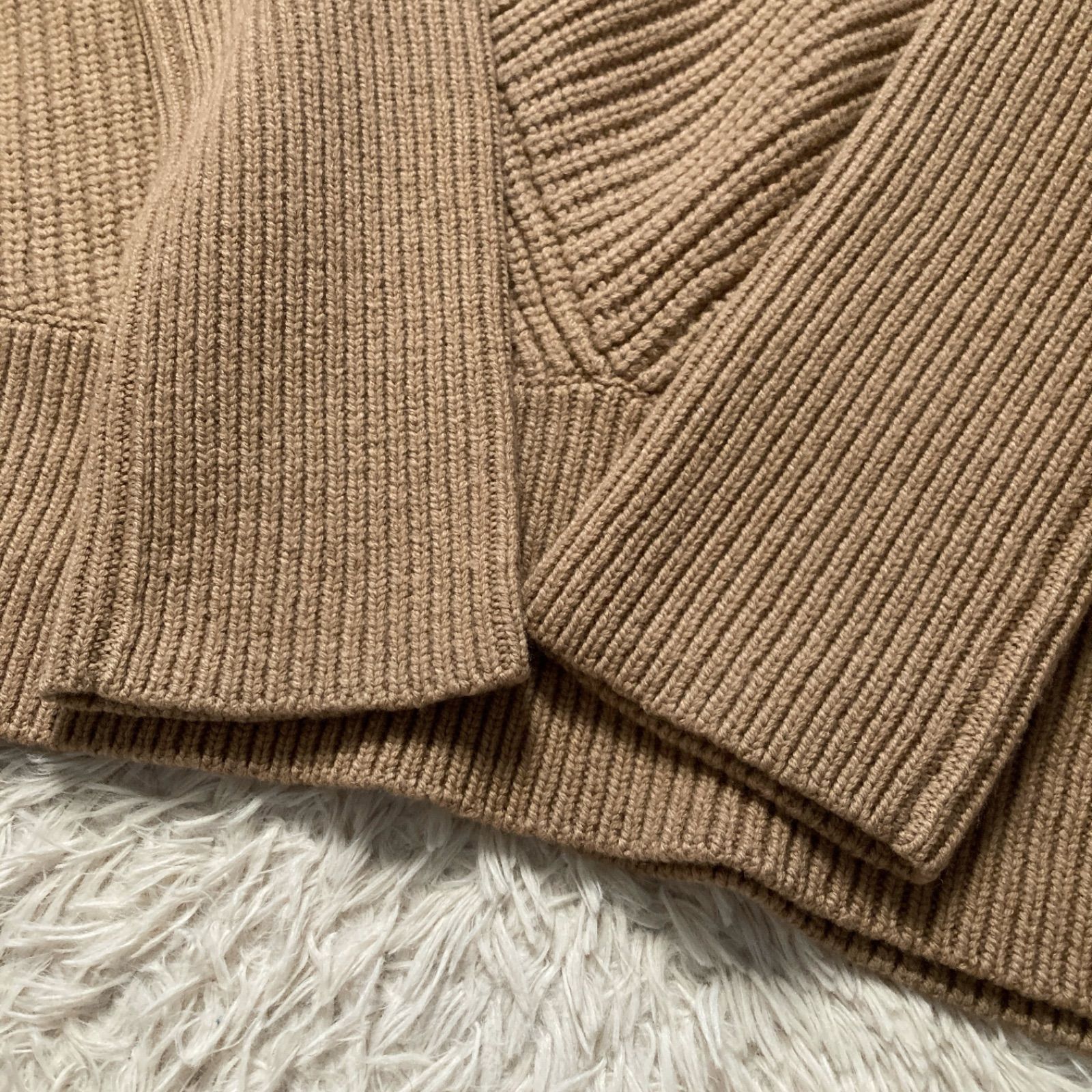 【美品】アパルトモンドゥーズィエムクラス　カシミア混アランニット アパルトモン ドゥーズィエムクラス L'Appartement DEUXIEME CLASSE 美