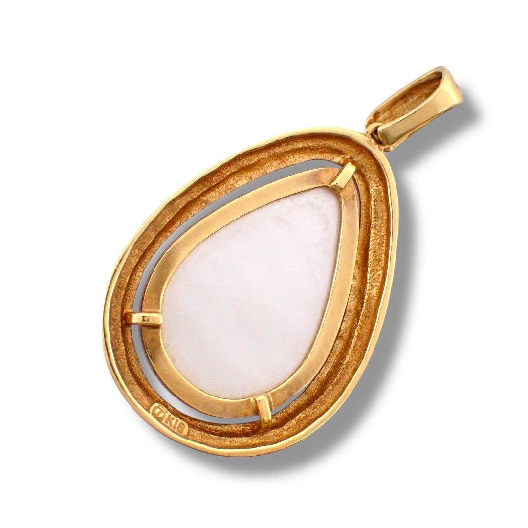 K18YGマベパールブローチペンダント田崎真珠TASAKIイエローゴールド