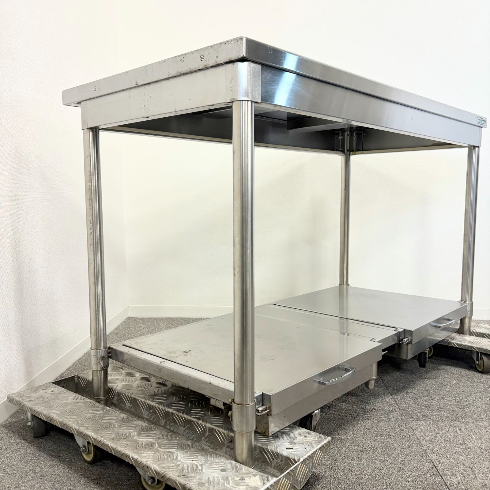ステンレス作業台/タニコー/幅1200mm×奥行600mm×高さ800mm/業務用/厨房