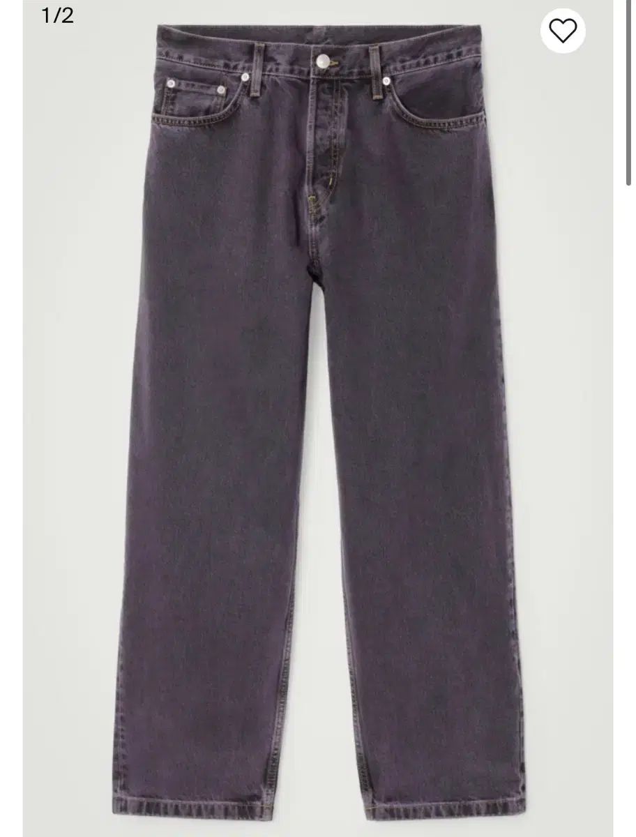 COS dome ストレート レッグ ジーン DARK PURPLE 32