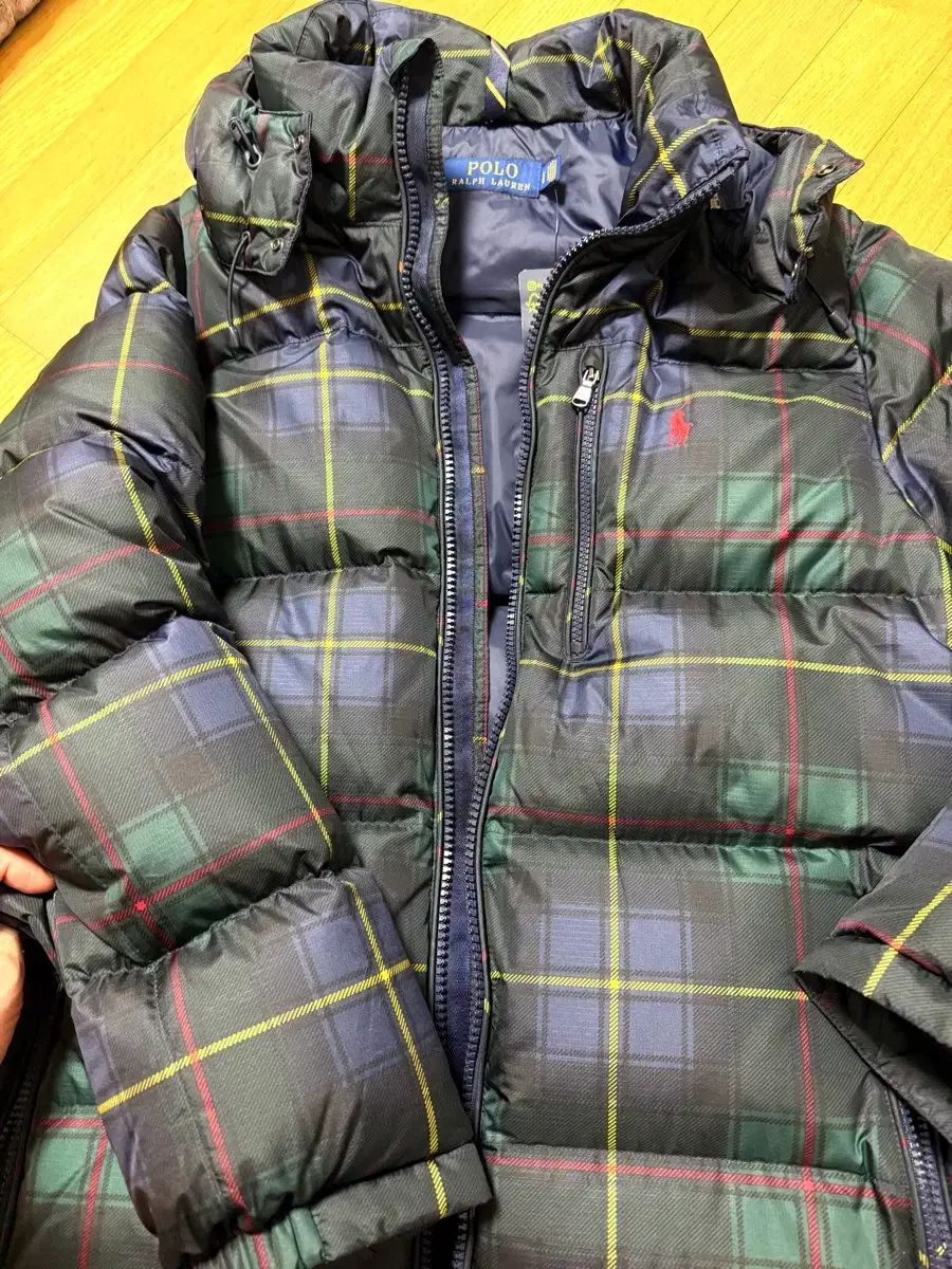 POLO RALPH LAUREN タータンチェック ブラックウォッチ ダウン L 105 ダウンジャケット ジャケット アウター メンズ