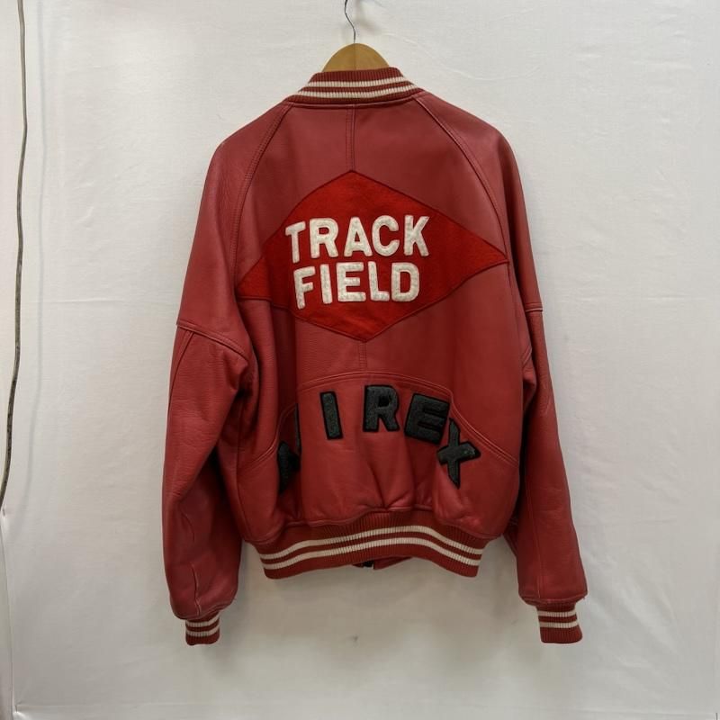 アヴィレックス　80s〜90s アヴィレックス 80s-90s アーチロゴ オールレザー スタジャン バー