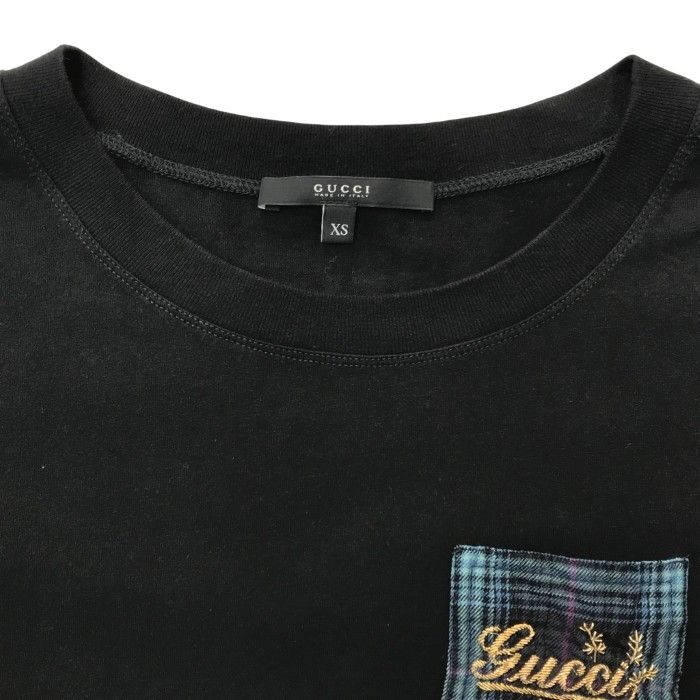 GUCCI グッチ Tシャツ レディース 春夏 半袖 カットソー 刺繍 ポケット