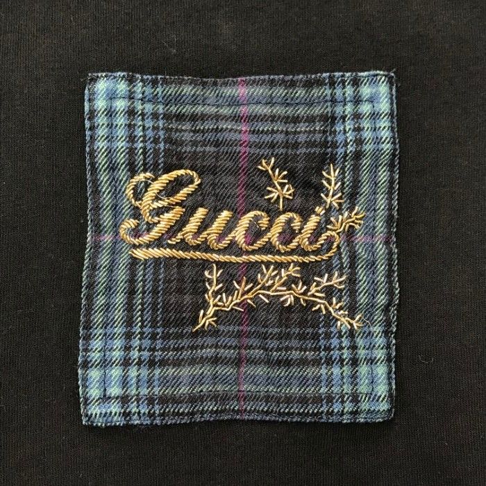 ●未使用●GUCCI・グッチ ●シェリーライン・サイドライン●半袖 GUCCI グッチ Tシャツ レディース 春夏 半袖 カットソー 刺繍 ポケット