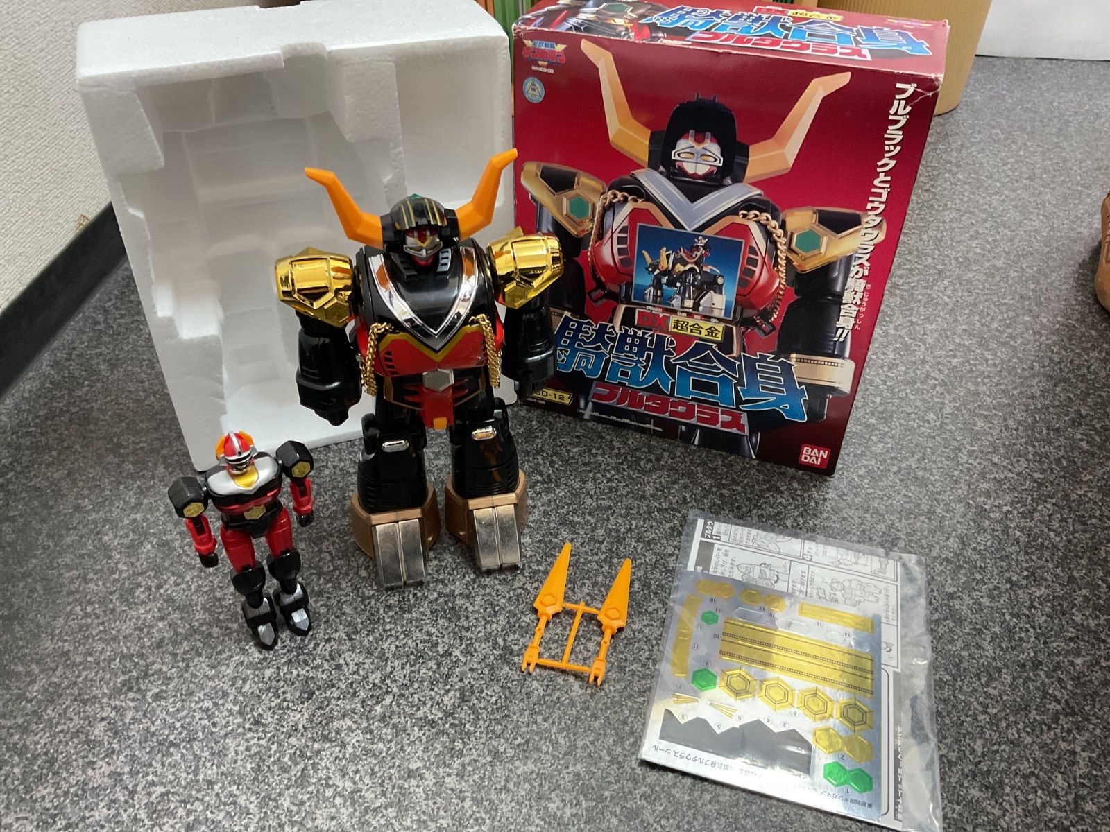 星獣戦隊ギンガマン 超合金 騎獣合体ブルタウラス 全体的に使用感は少ない