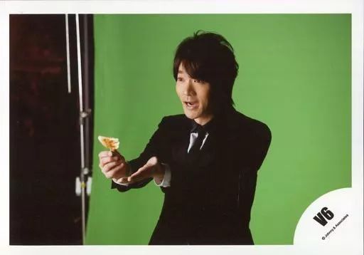 中古】生写真(ジャニーズ) V6/長野博/横型・上半身・衣装白黒・右手