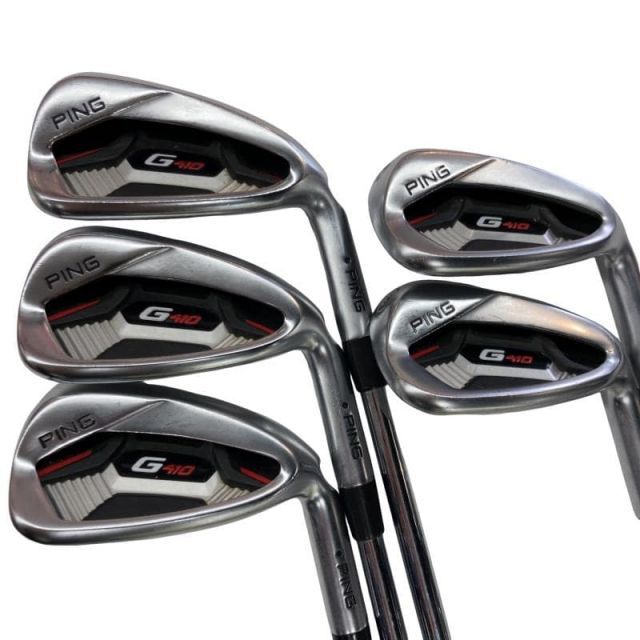 中古】 ピン G410 6S アイアンセット IR 純正特注シャフト (フレックス