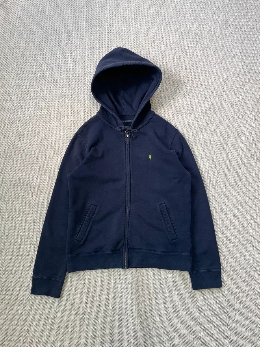ポロ ラルフローレン ネイビー フード ジップアップ J 03689
