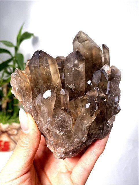 AAA級☆天然スモーキークォーツクラスターYT7C6/42C50C - メルカリ