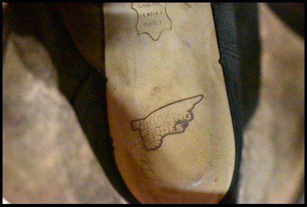  8.5 D 10年 レッドウィング 8165 アイリッシュセッター 黒 ブラッククローム プレーントゥ 編み上げ ブーツ redwing FL 478 ワークブーツ ブーツ 革靴