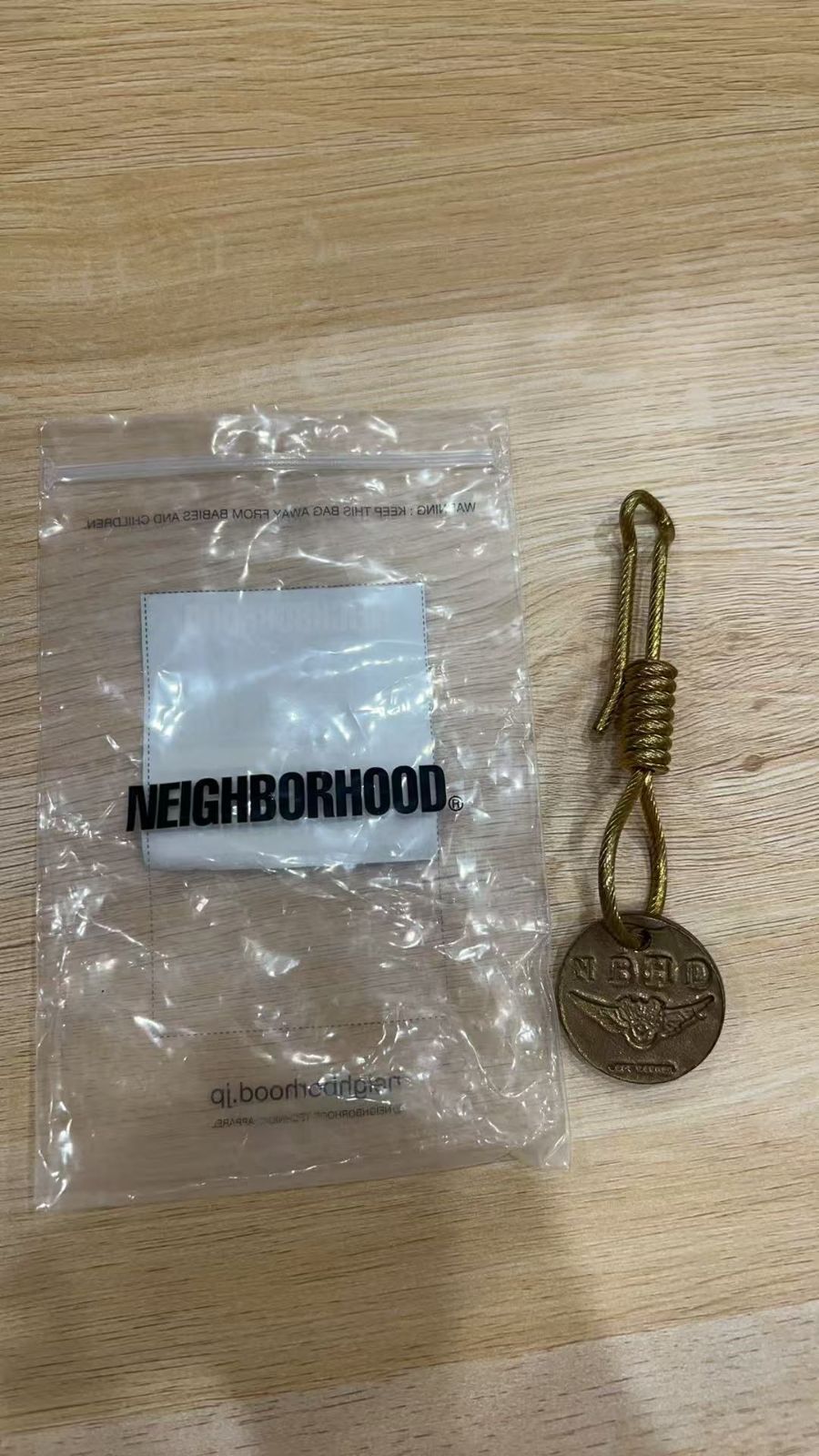 DSMG限定 ネイバーフッド ジェフデッカー キーフック キーホルダー ゴールド DSMG限定 ネイバーフッド ジェフデッカー キーフック キーホルダー