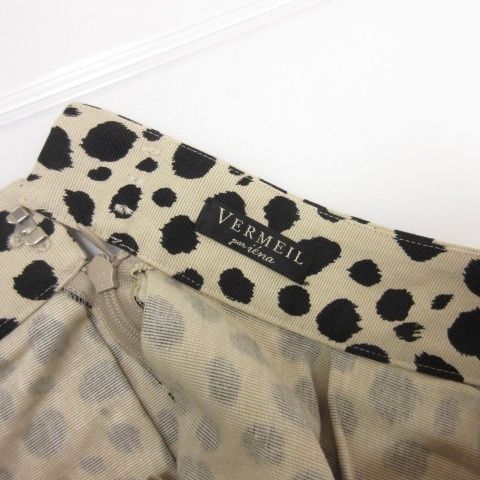 ヴェルメイユ パー イエナ VERMEIL par iena レオパード柄 タック
