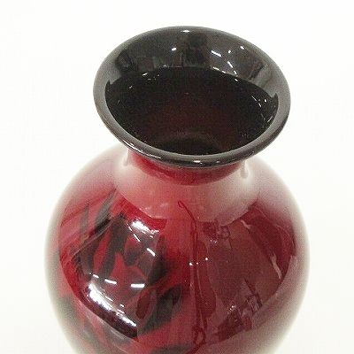 Noritake ノリタケ 美品 スタジオコレクション 辰砂 薔薇 バラ 花瓶