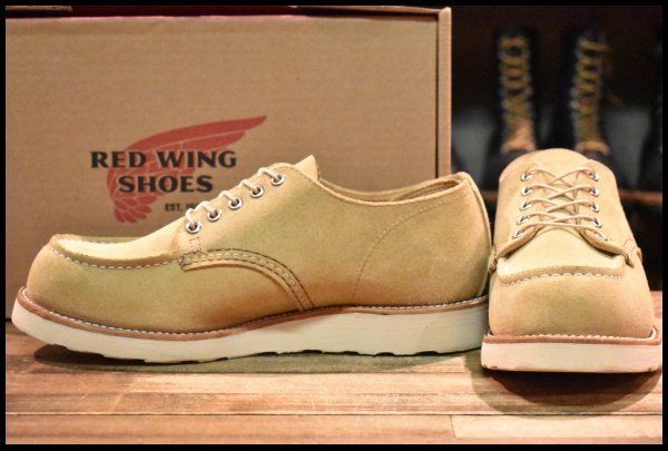 9 D 23年 レッドウィング 8079 オックスフォード ホーソーンアビレーンラフアウト ベージュ ブーツ redwing 8105 FL 479