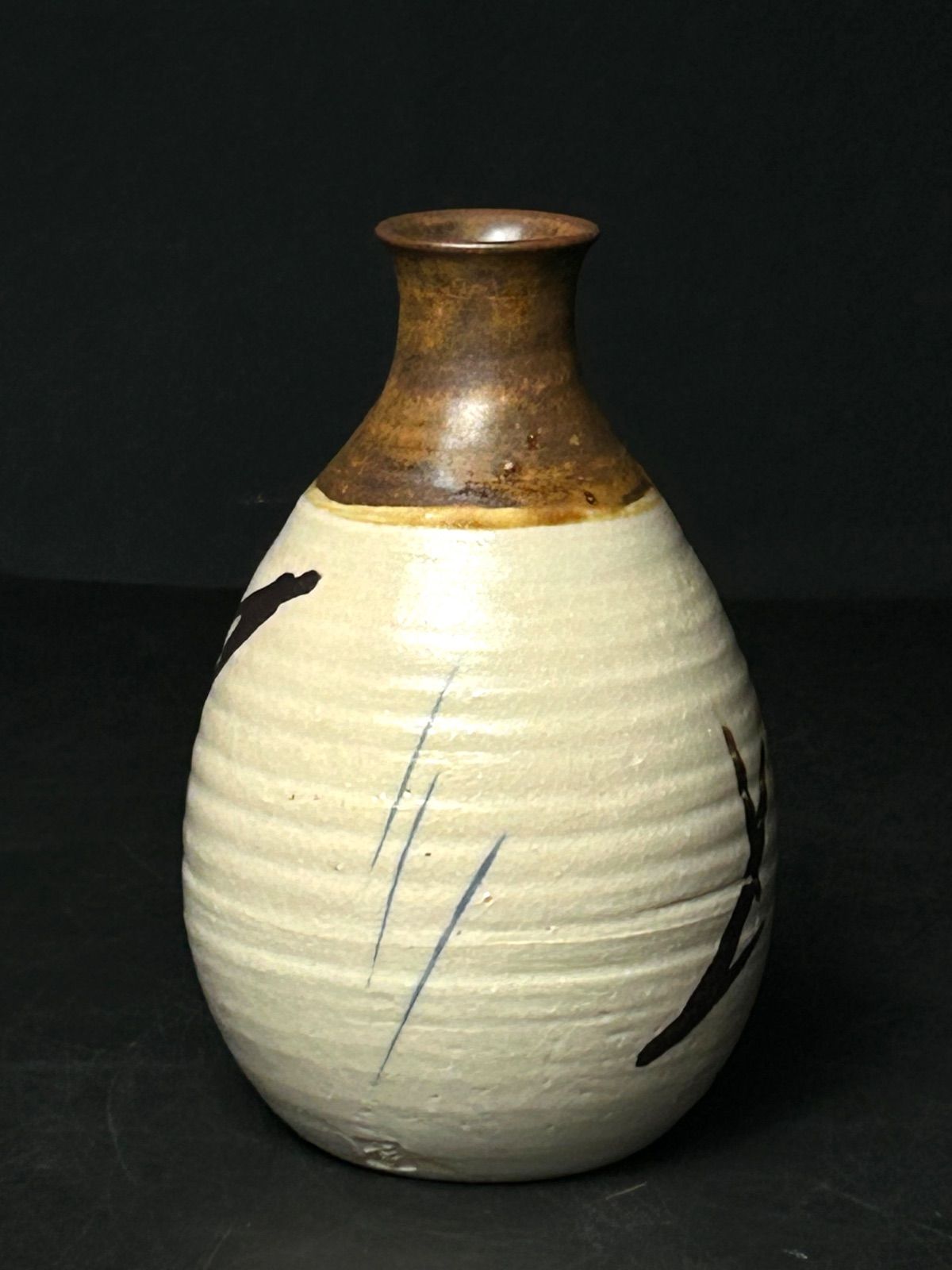 幽玄 大樋年郎 大樋焼 竹華之 徳利 共箱 酒器