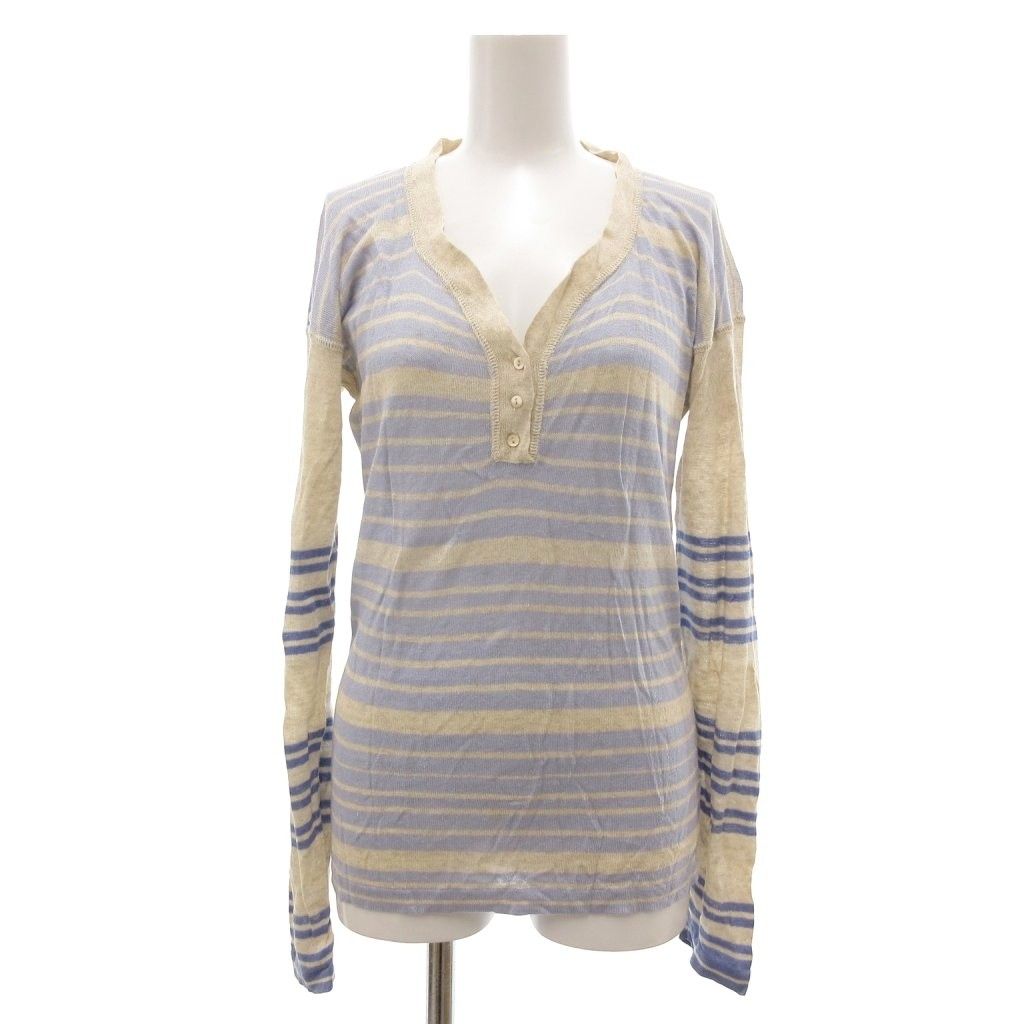 チヴィディーニ CIVIDINI ニット セーター 麻 リネン 42 ライトブルー