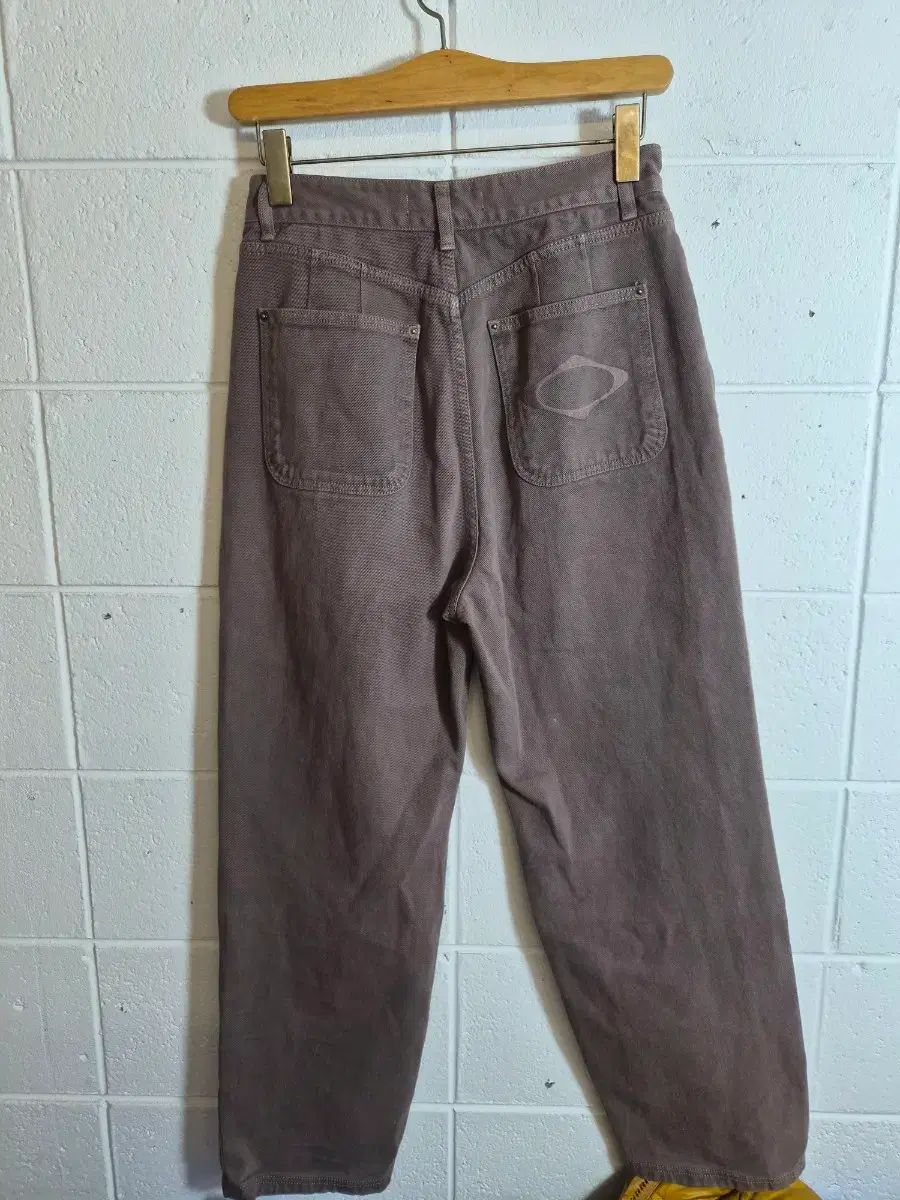 M ミスチーフ ランバス ラウ ウォッシュド ジーン ローズ ブラウン