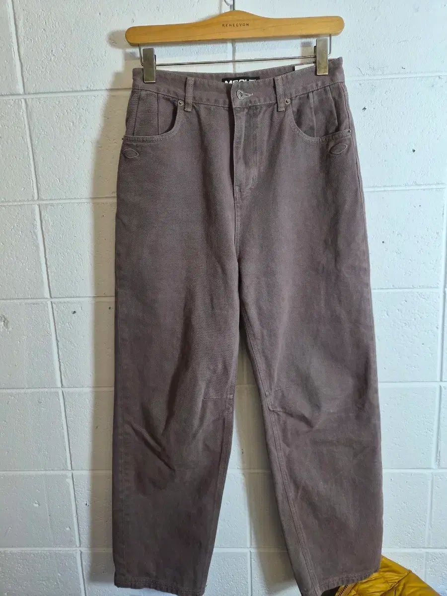 M ミスチーフ ランバス ラウ ウォッシュド ジーン ローズ ブラウン