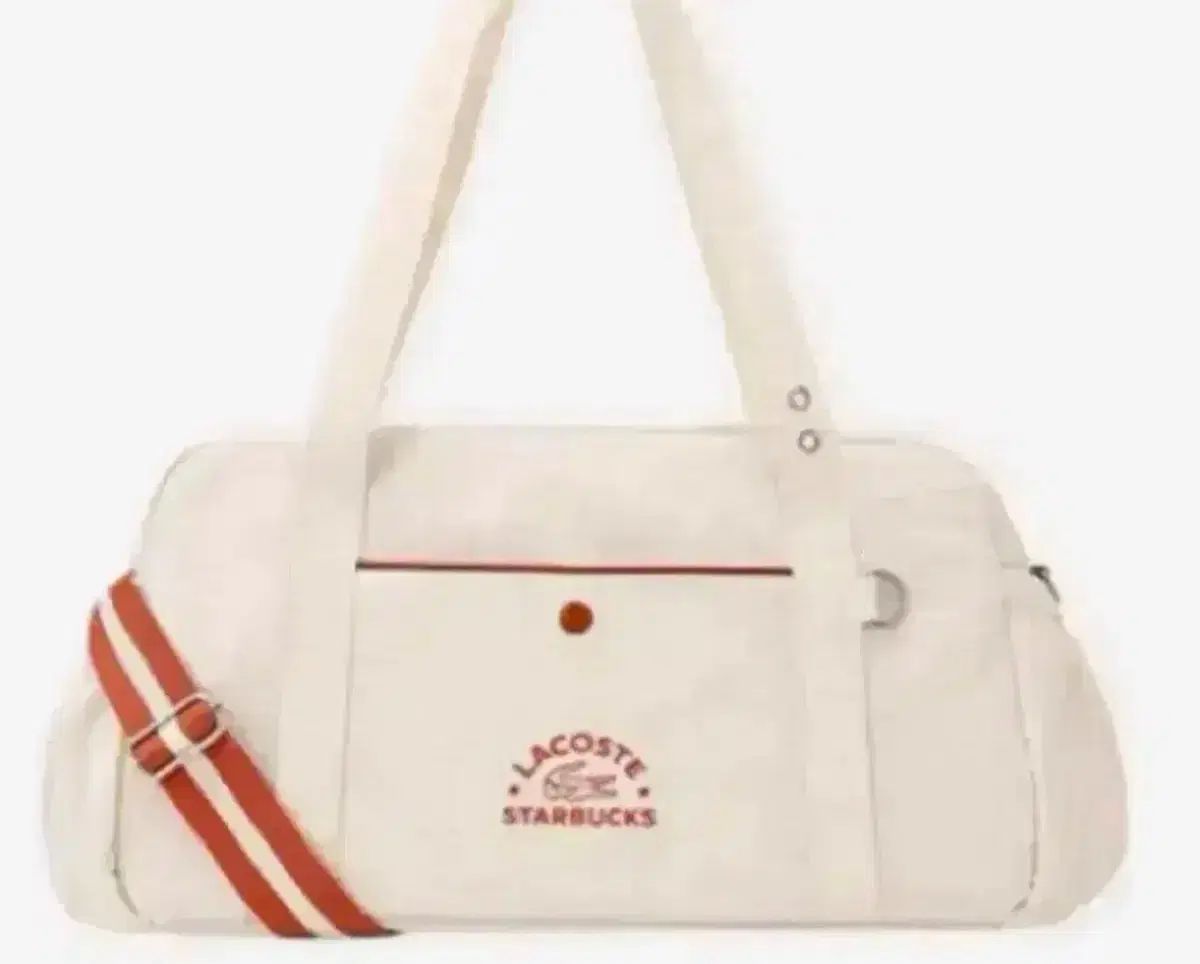 スターバックス ス벅 LACOSTE マルチ バッグ アイボリー Free!