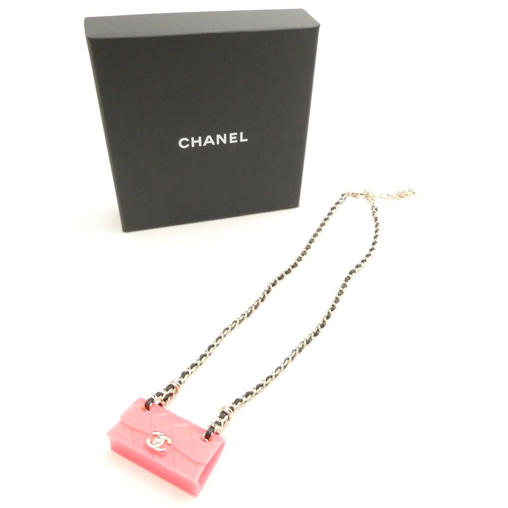 CHANEL シャネル B 23 C ネックレス マトラッセバッグモチーフ レディース