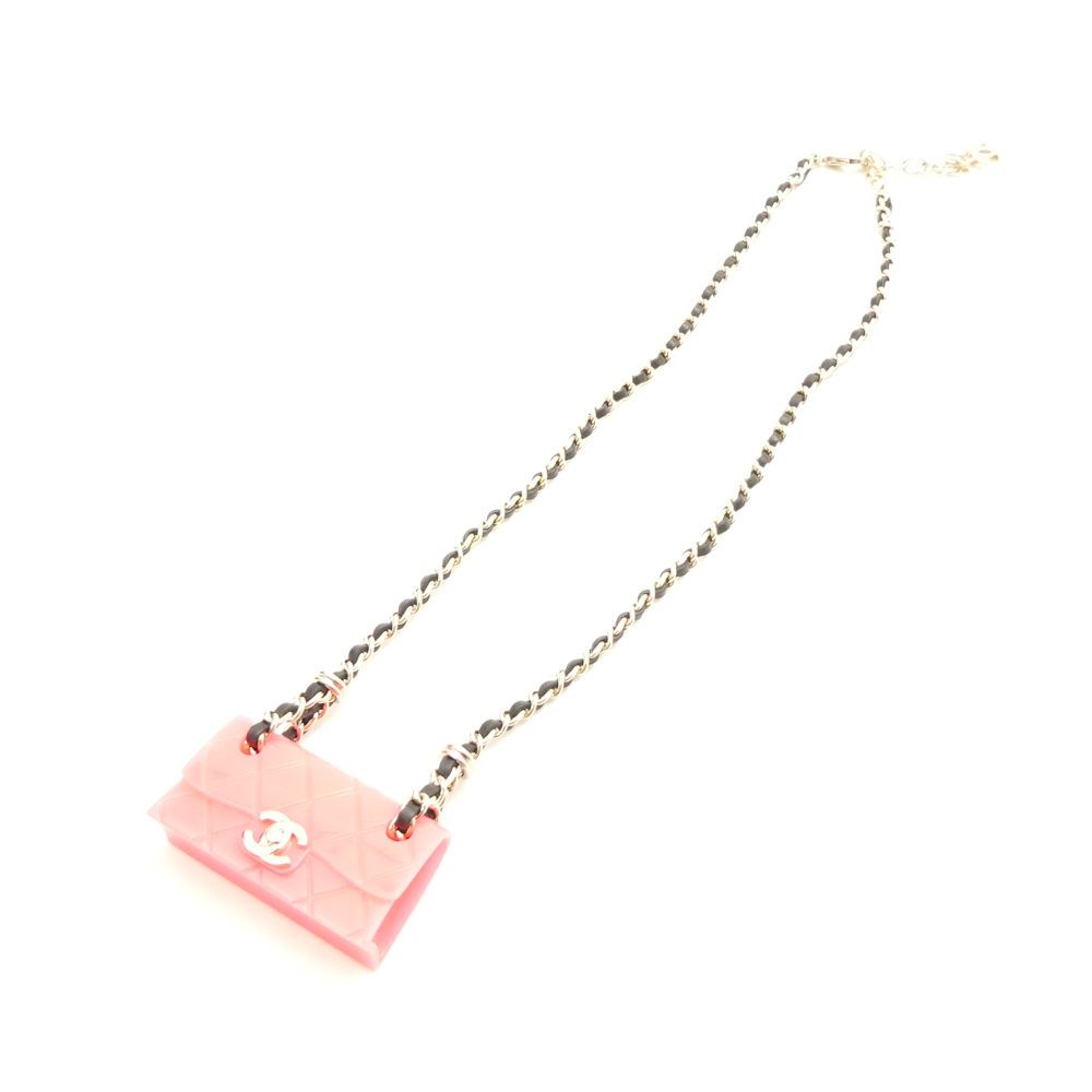 CHANEL シャネル B 23 C ネックレス マトラッセバッグモチーフ レディース