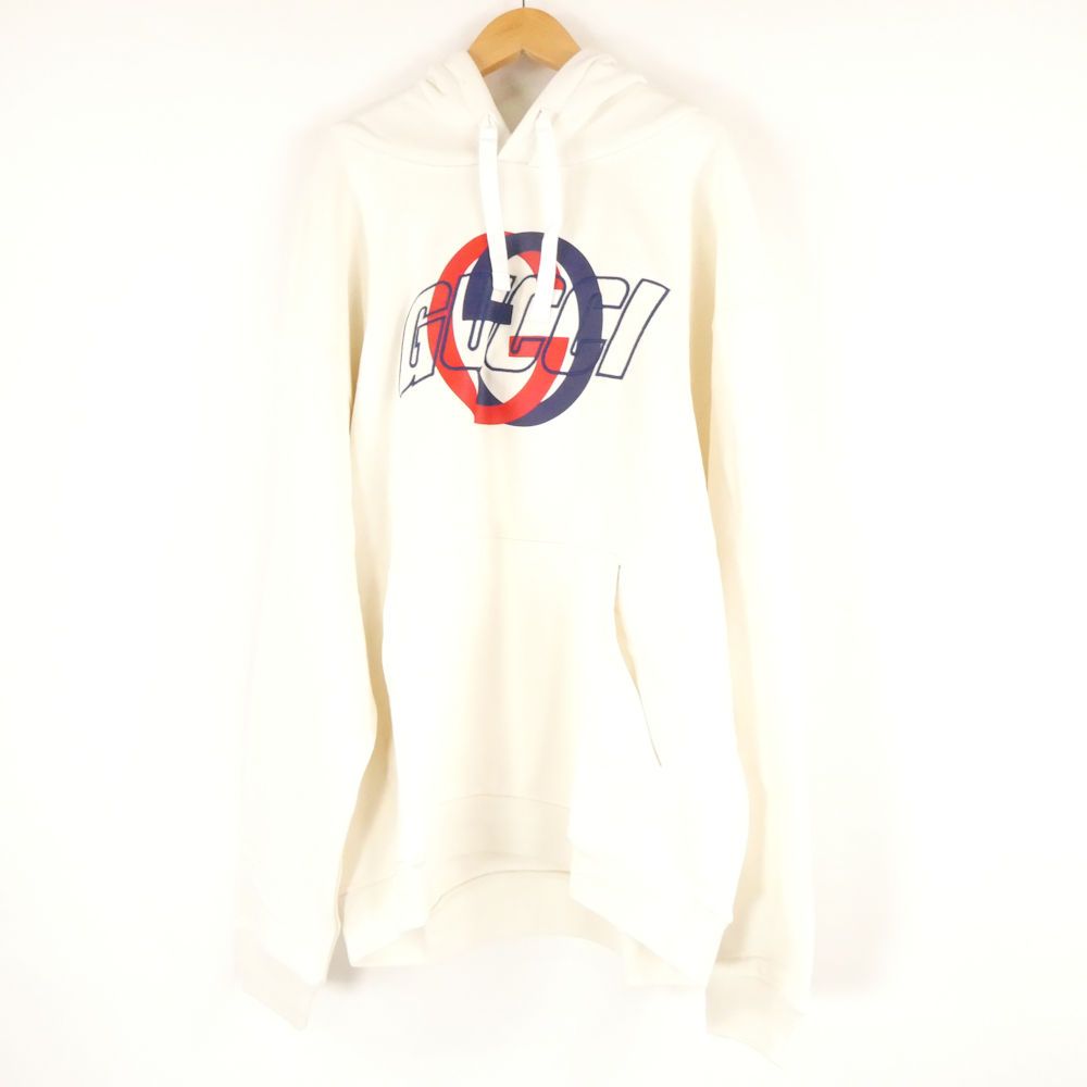 GUCCI グッチ 770839 XJGA 2 9314 プルオーバーパーカー L コットン100％ 長袖 メンズ