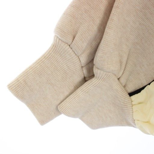 マチャット MACHATT キルティングドッキングニット プルオーバー 長袖