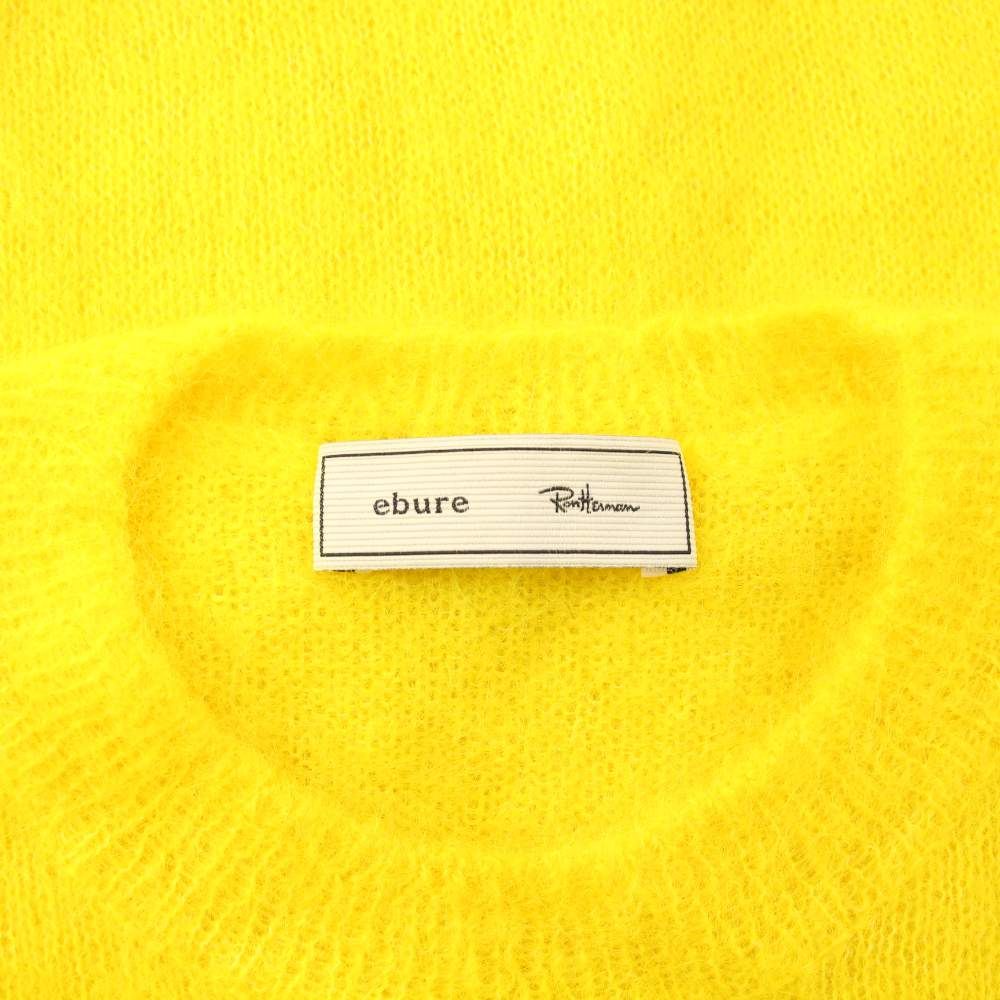 ロンハーマン Ron Herman ebure ニット セーター 長袖 アルパカ混 黄色