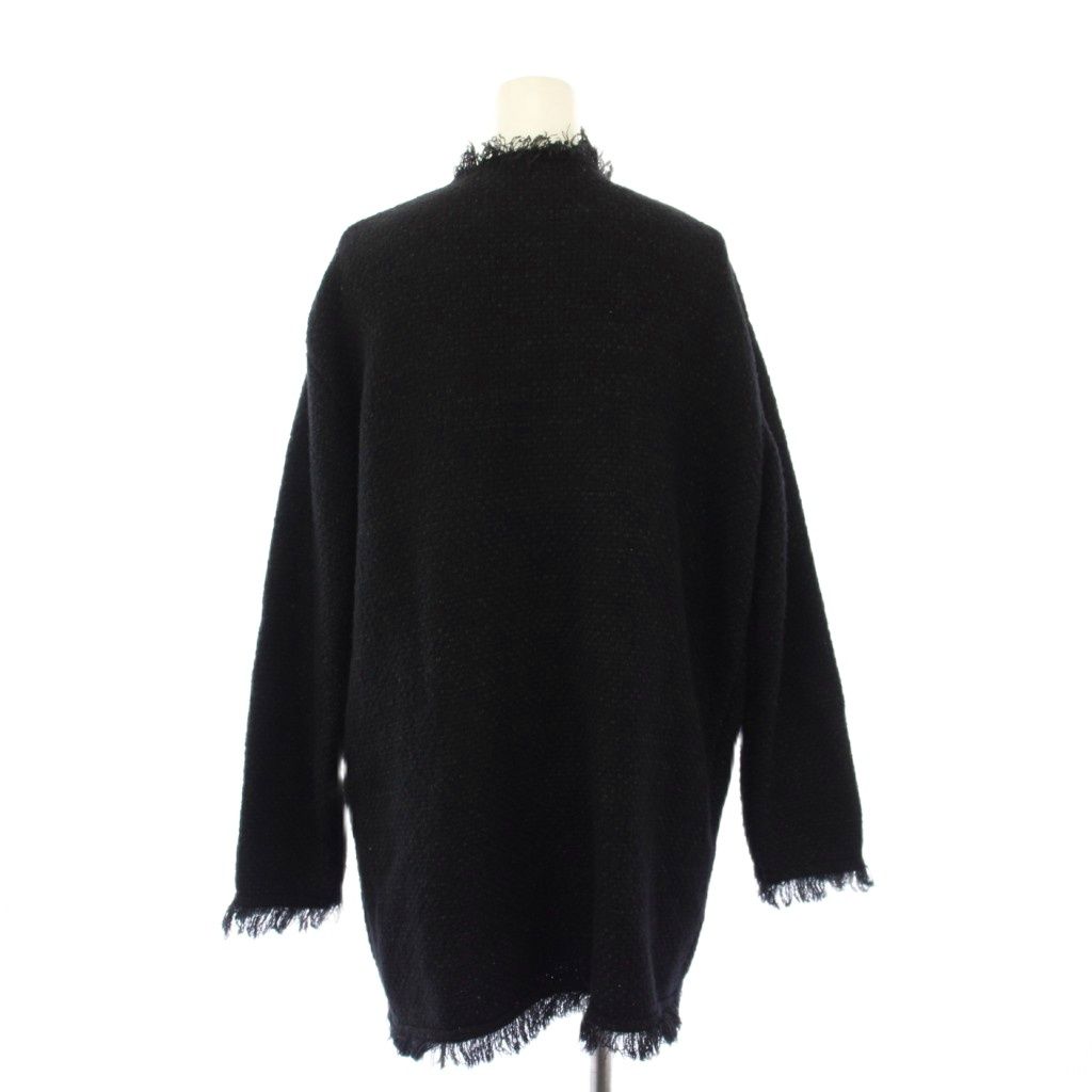 アダワズ ADAWAS ニットツイード4ポケットジャケット ノーカラー