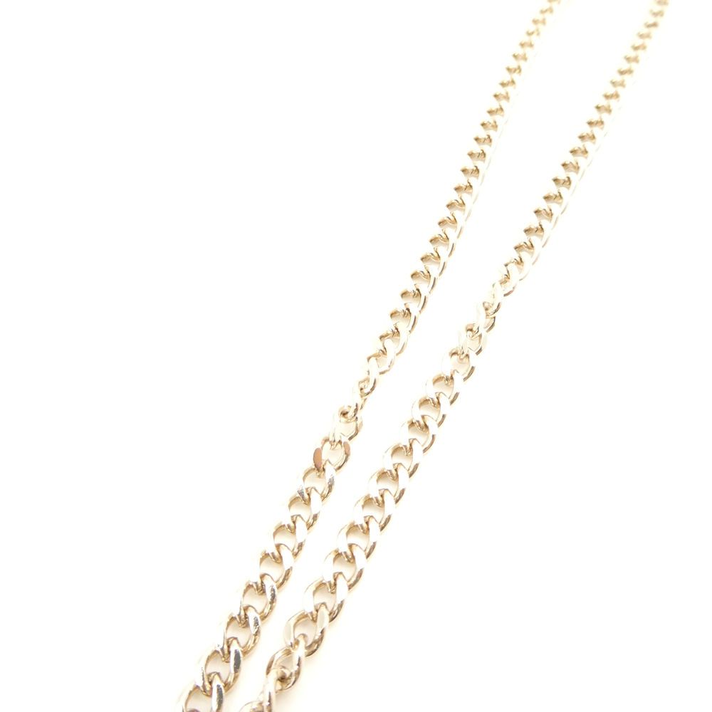  CHANEL シャネル B 25 P ペンダント ネックレス ココマーク デニム レザー チェーン レディース その他 小物