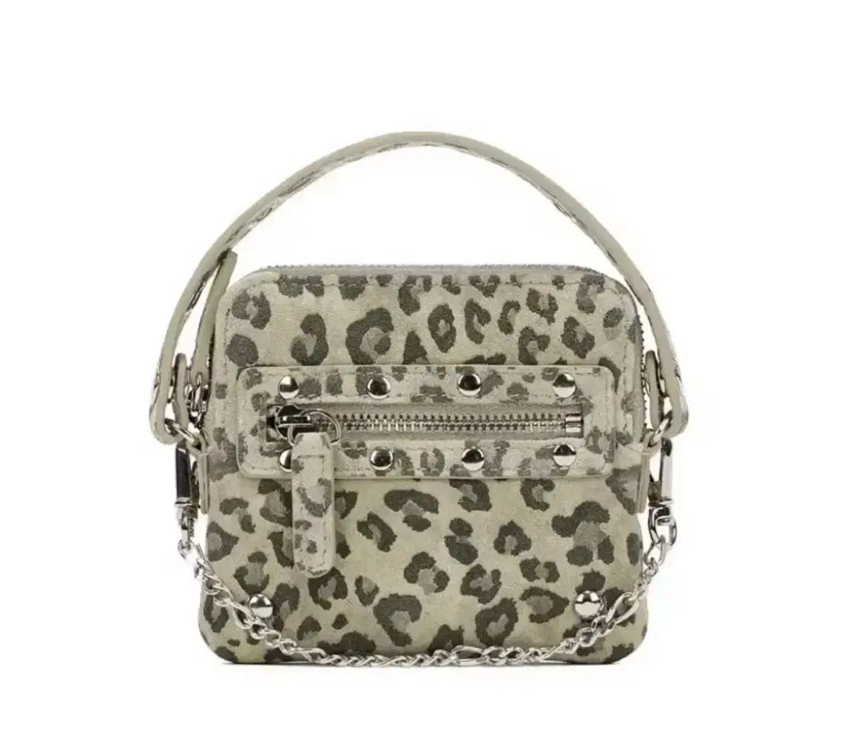 ダイニット レオパード スタッズ クロス チェーン カードウォレット ホーピ deinet