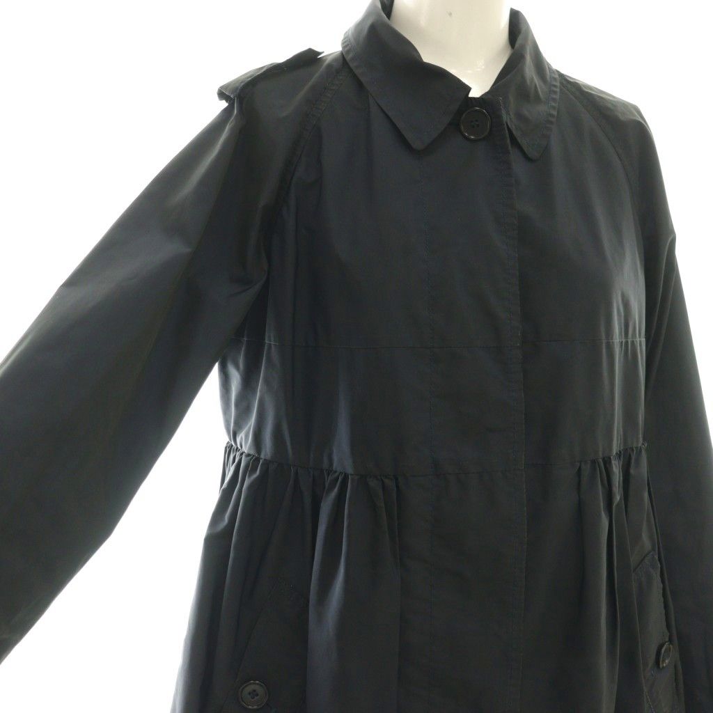 ASPESI スプリングコート ネイビー サイズS アスペジ ASPESI ナイロン ステンカラーコート スプリングコート S