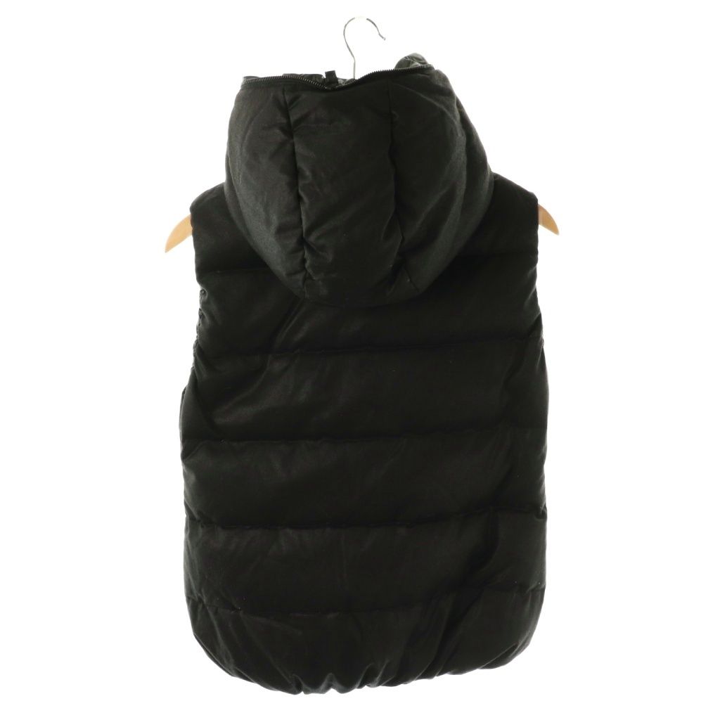 美品 デュベティカ ダウンベスト CERRUTI カシミヤ ウール ブラック DUVETICA （デュベティカ）ダウンベスト