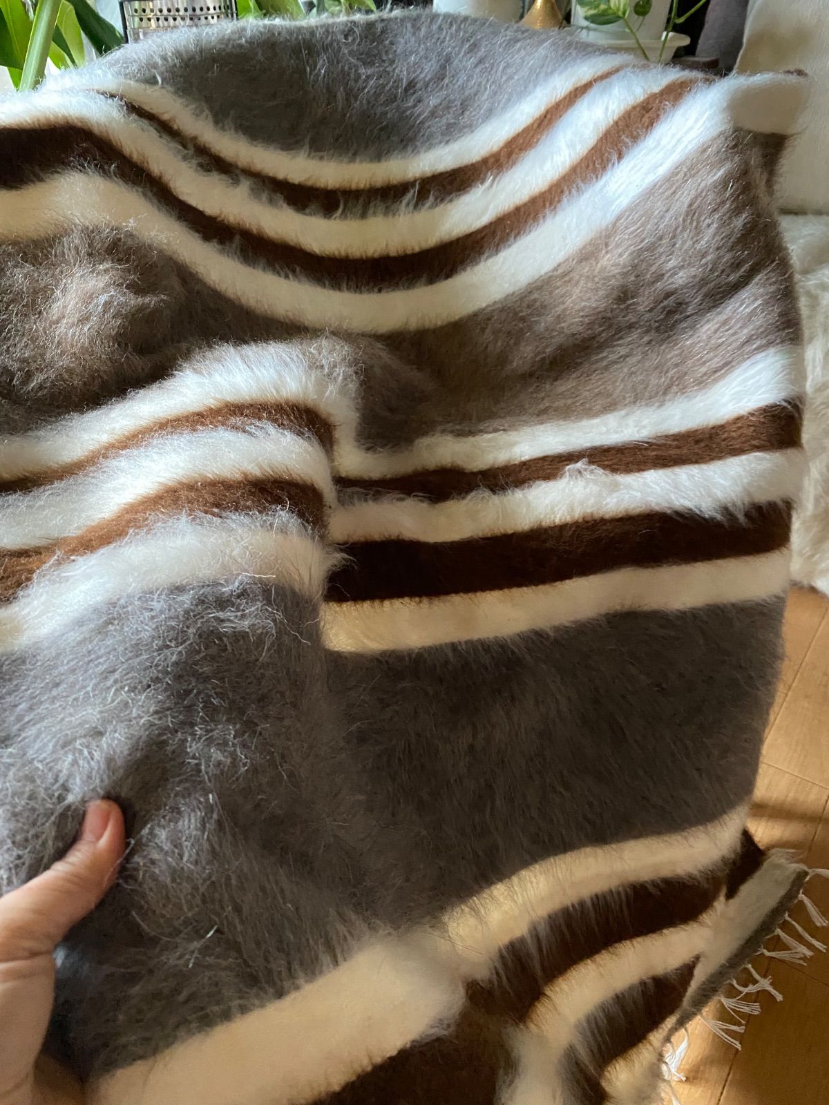 暖かくふわふわで軽い優れもの お試し膝