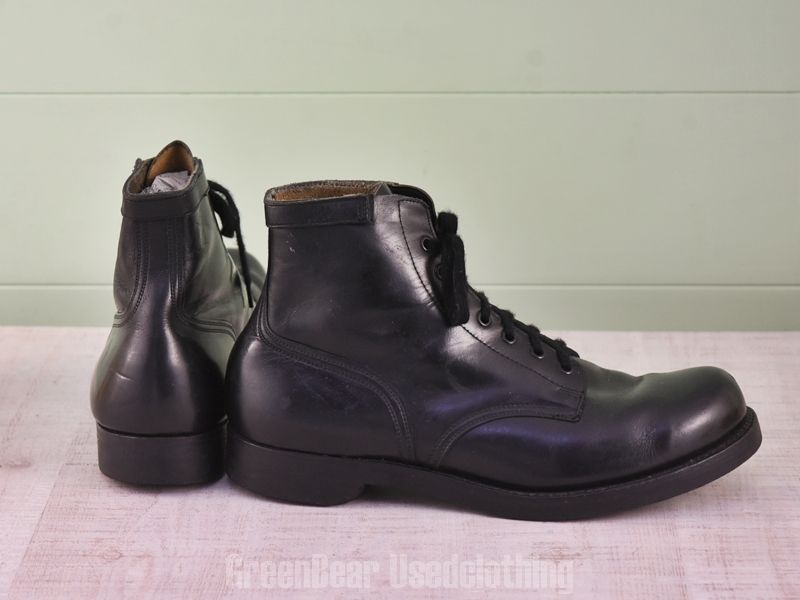 E 431 米軍ブーツ ビンテージ 黒 メンズ 11.5 29.5 cm