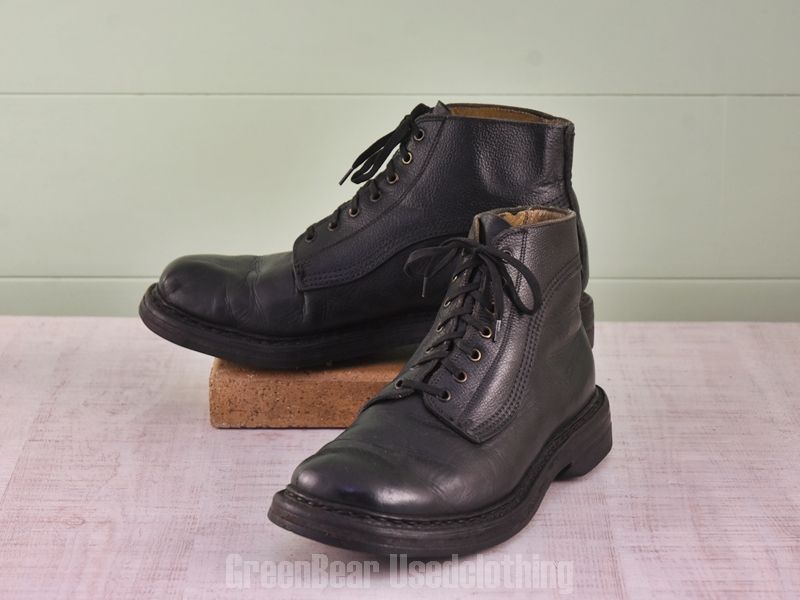 E 432 ビンテージ EU軍ブーツ 黒 メンズ 26 cmくらい