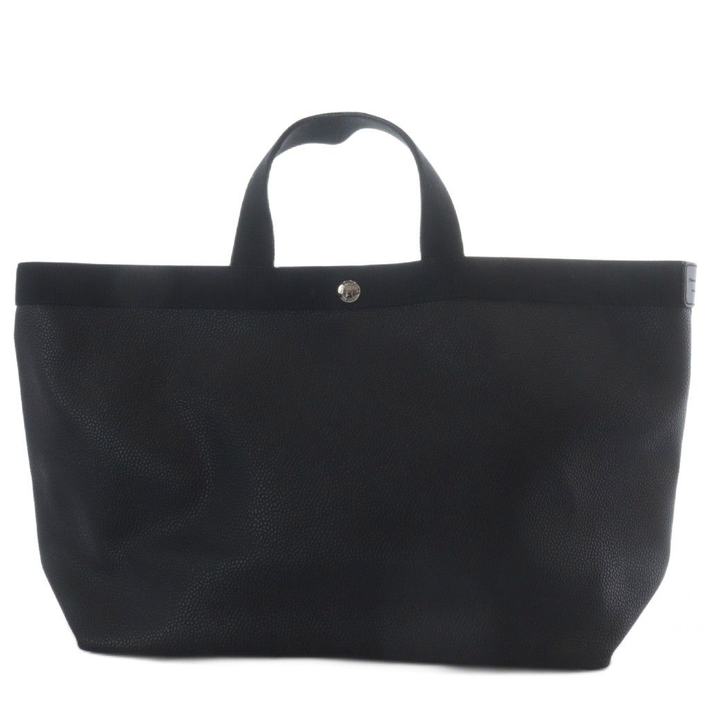 エルベシャプリエ Herve Chapelier 705 GP コーテッドキャンバススクエアトートA L ハンドバッグ ノワール×ノワール |YO 25
