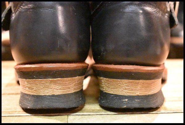  8 D 10年 レッドウィング 2268 エンジニア 黒 ブラッククローム スチールトゥ ブーツ redwing FL 480 エンジニアブーツ ブーツ 革靴