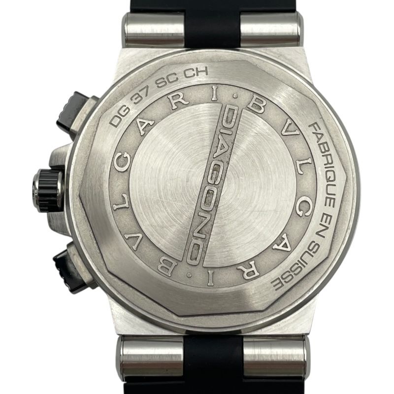 ブルガリ BVLGARI ディアゴノ クロノグラフ シルバー SS メンズ 腕時計