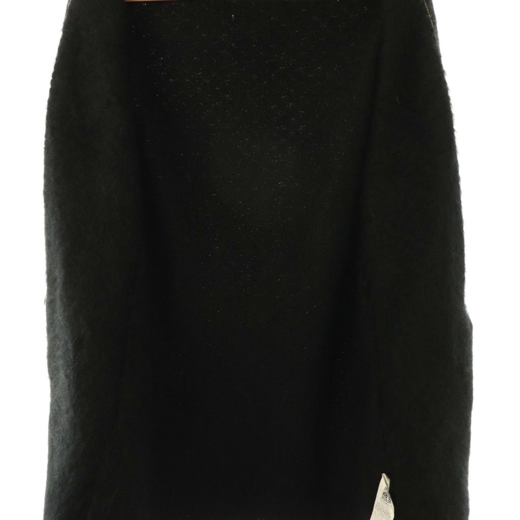  エンポリオアルマーニ EMPORIO ARMANI アンゴラ混ニットコート 42 ブラック ベージュ |DO OS その他 ジャケット アウター