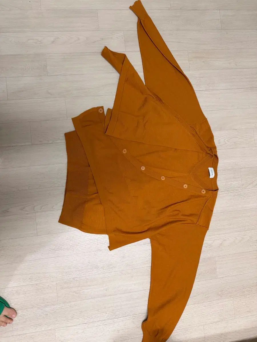 LEMAIRE ルメール ブラウン Vネック カーディガン