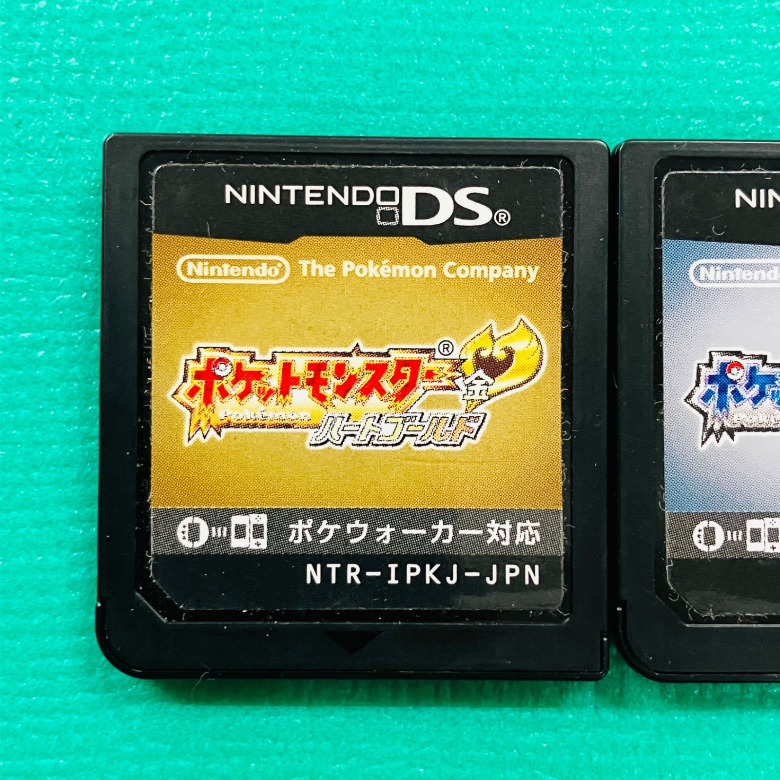 ソフトのみ2点セット】DS ポケットモンスター ハートゴールド 金 