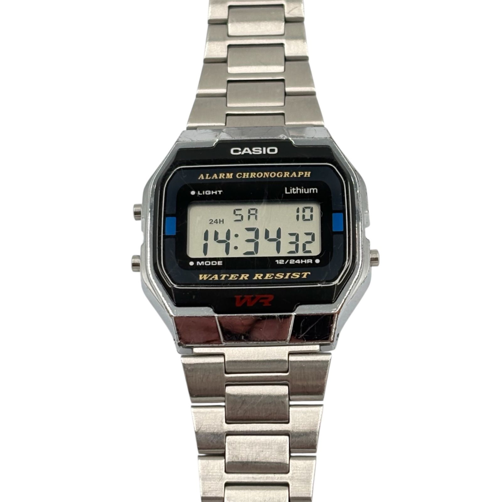 ◼︎カシオ CASIO A163W デジタル 腕時計 シルバー レトロ 液晶