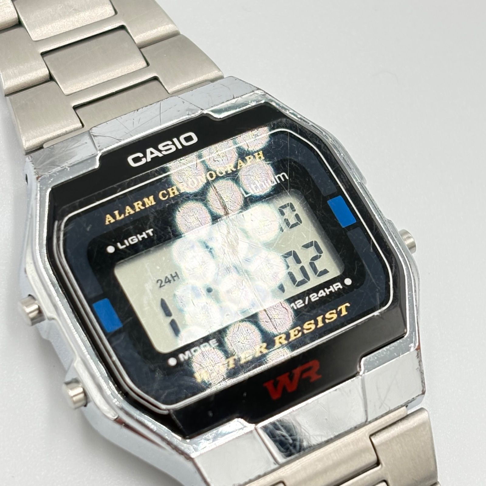 ◼︎カシオ CASIO A163W デジタル 腕時計 シルバー レトロ 液晶