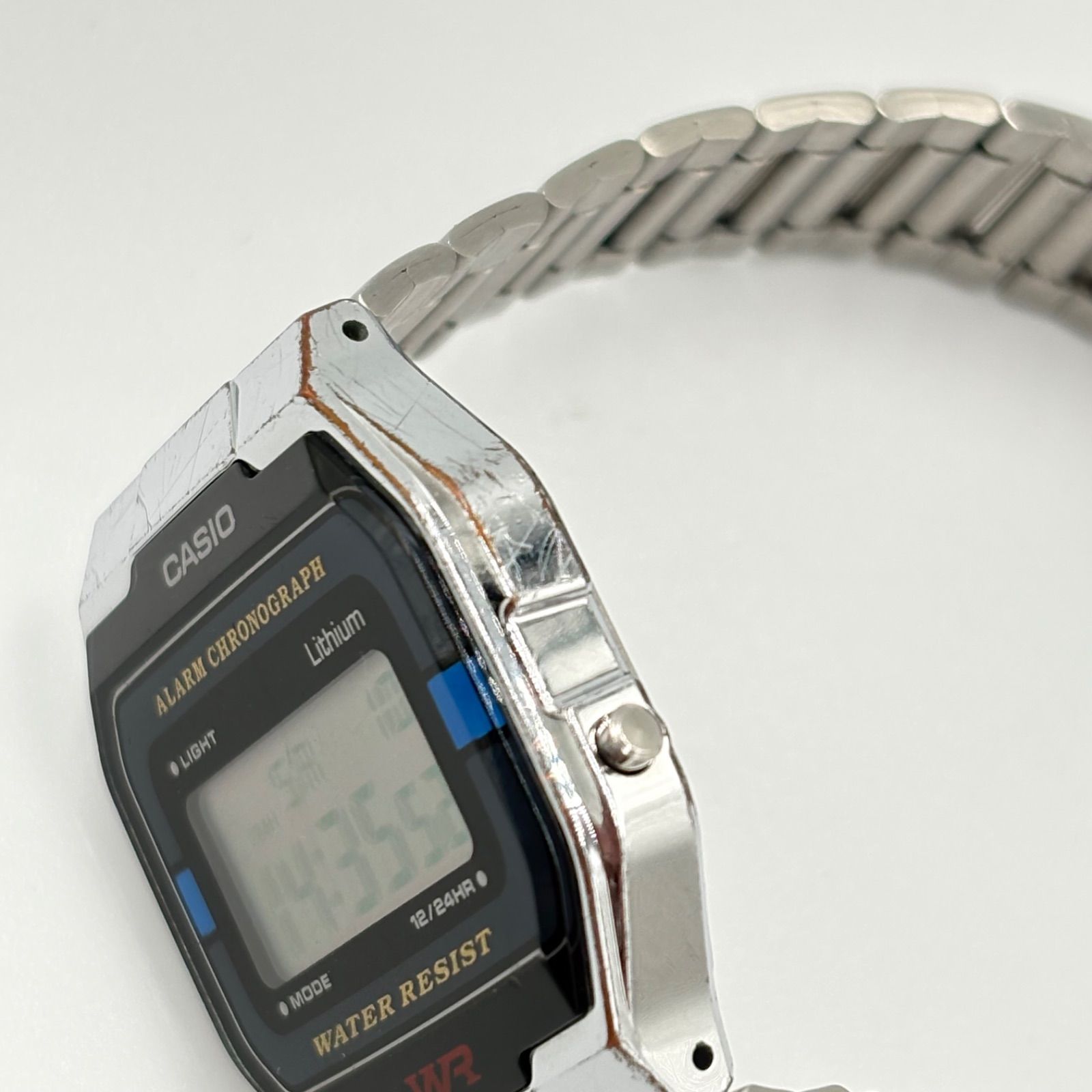 ◼︎カシオ CASIO A163W デジタル 腕時計 シルバー レトロ 液晶