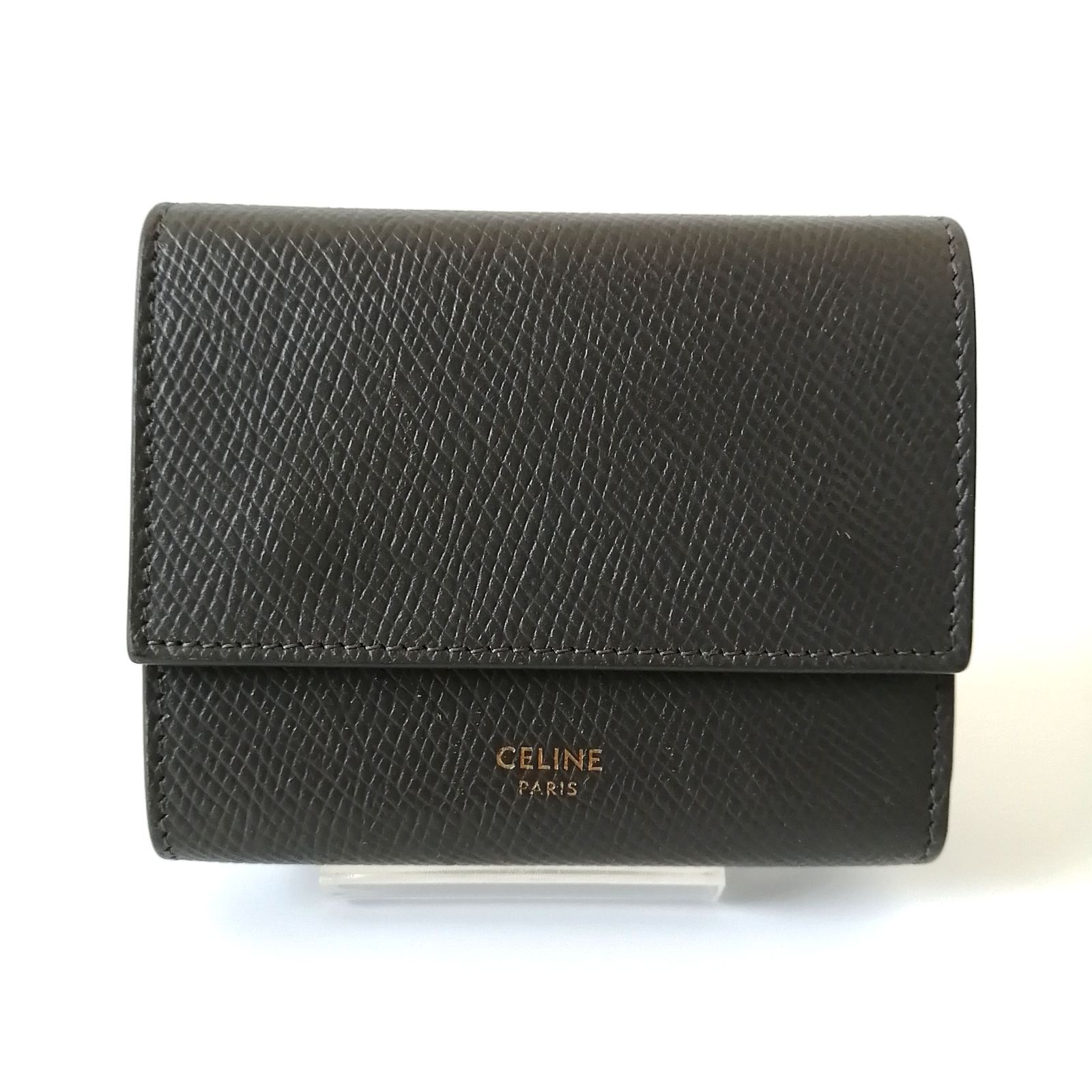 セリーヌ CELINE トリフォールドウォレット 三つ折り財布 グレー 262
