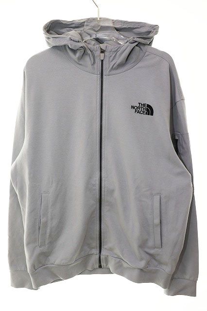 ザノースフェイス THE NORTH FACE 韓国製 SEED TECH JACKET GREY M シード テック トレーニング ジャケット フード グレー ブランド古着ベクトル AA ●260110